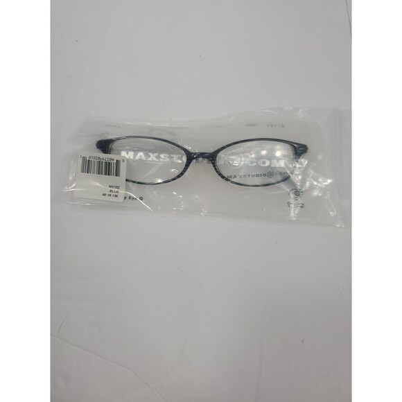 New Max Studio By Eye Q‎  MX102 Eyeglasses Fames Blue  48 16 135  Tortoiseshell - Picture 9 of 10